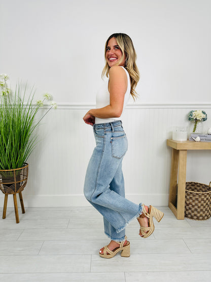 Ankle Ready Ankle Wide Leg Jeans