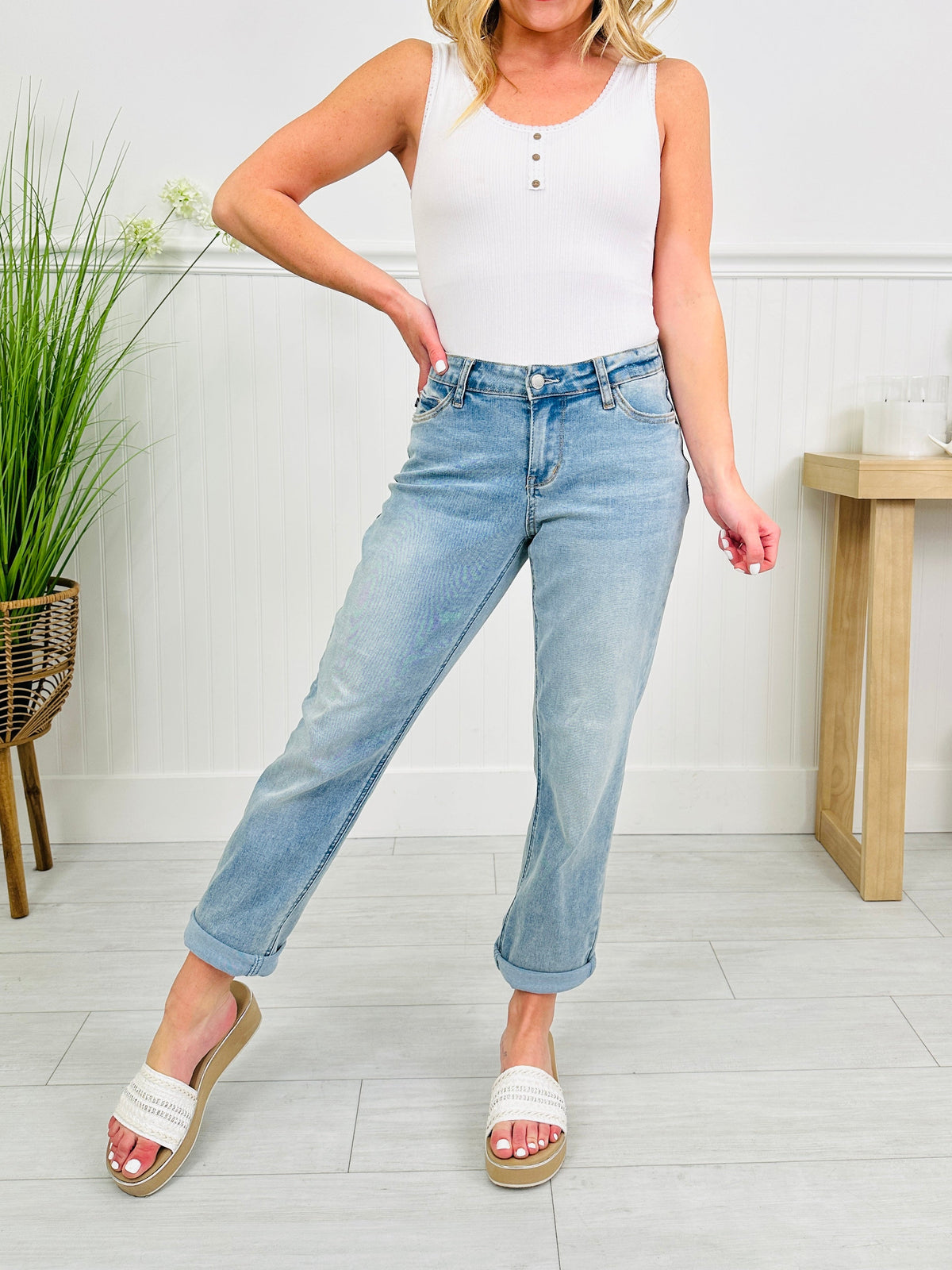Keep Your Cool Cooling Boyfriend Jeans