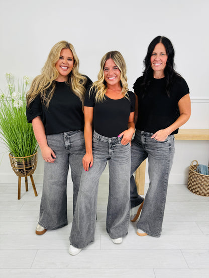 Smoke Show Palazzo Wide Leg Jeans