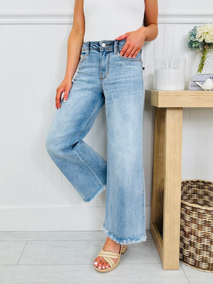 Ankle Ready Ankle Wide Leg Jeans