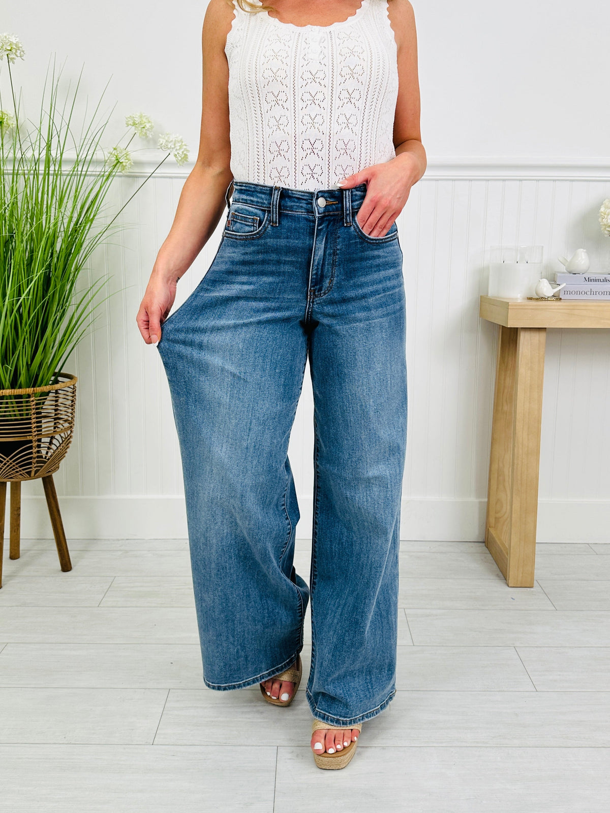 Polished in Palazzo Jeans