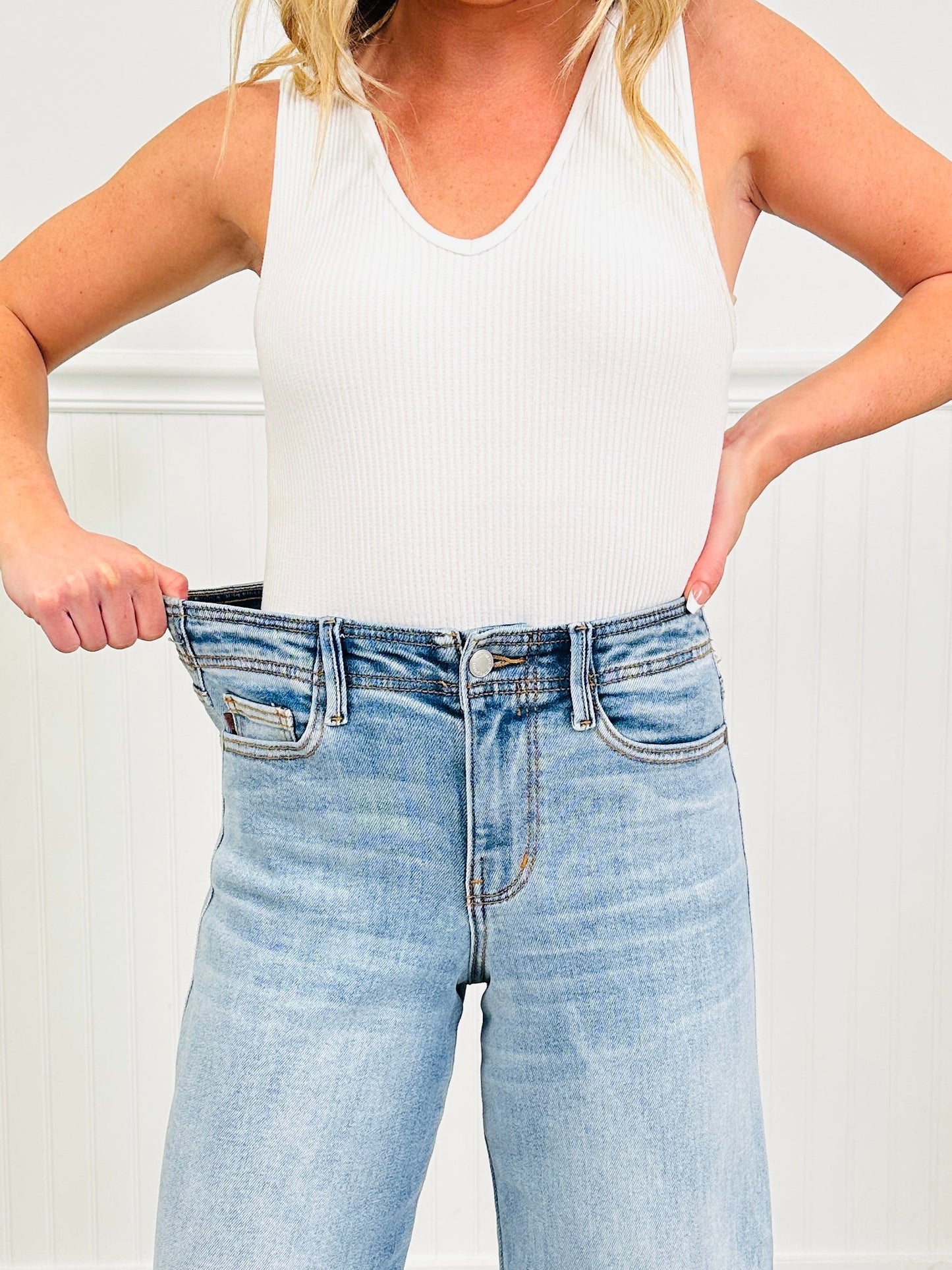Ankle Ready Ankle Wide Leg Jeans
