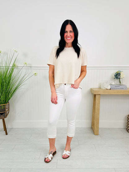 White Sand Capri Jeans