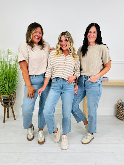 Feel Good Fit Ankle Straight Jeans