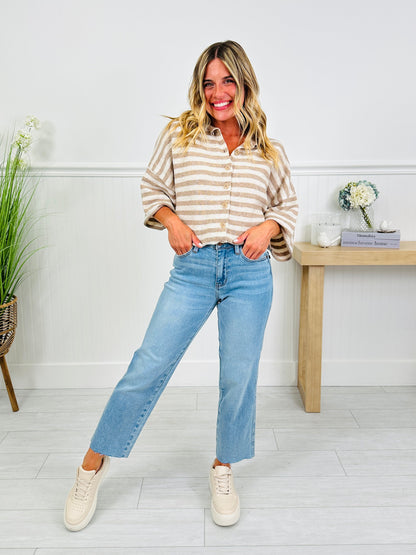 Feel Good Fit Ankle Straight Jeans