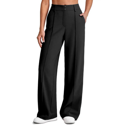 🔥Women's Straight Leg Ponte Yoga Pants with Pockets