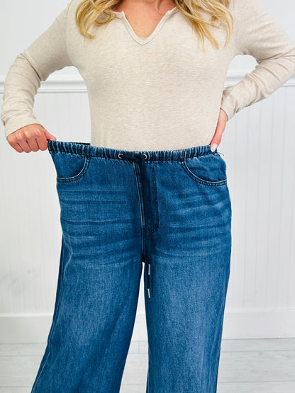 Light As A Featherweight Palazzo Jeans