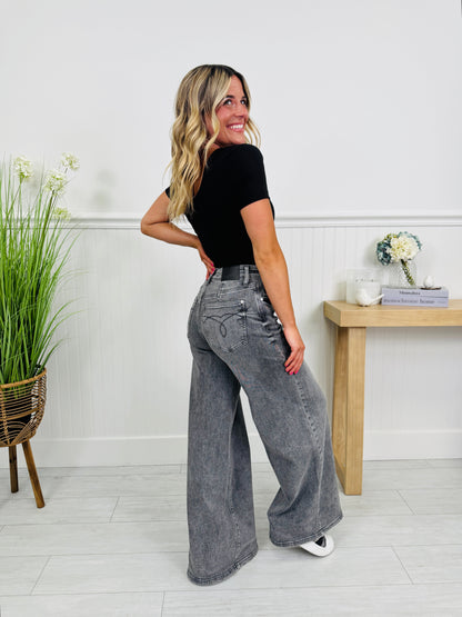 Smoke Show Palazzo Wide Leg Jeans