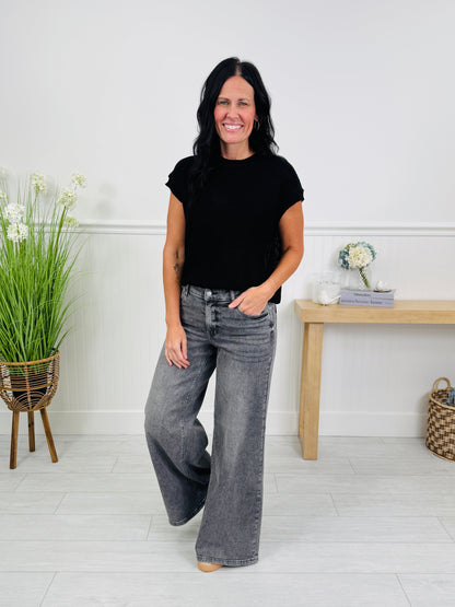 Smoke Show Palazzo Wide Leg Jeans