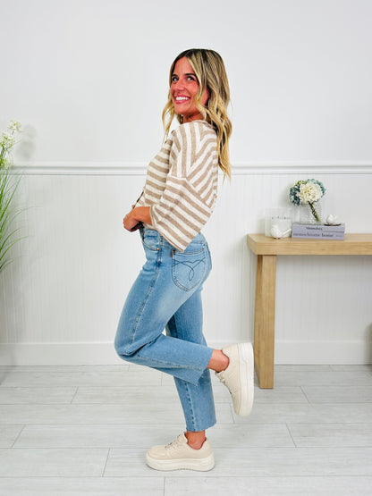 Feel Good Fit Ankle Straight Jeans
