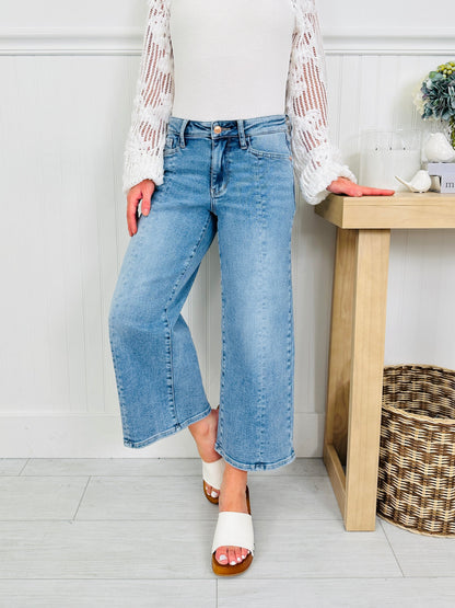 Spring Forward Cropped Wide Leg Jeans
