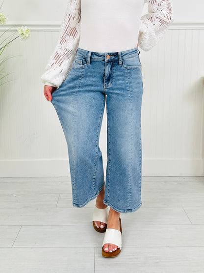 Spring Forward Cropped Wide Leg Jeans