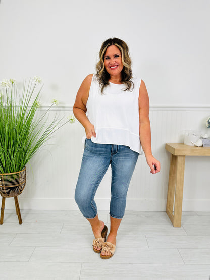 Go Against The Grain Capri Jeans