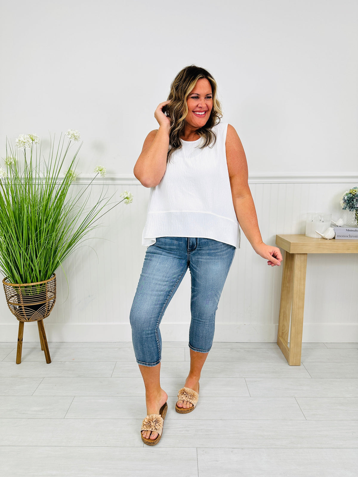 Go Against The Grain Capri Jeans