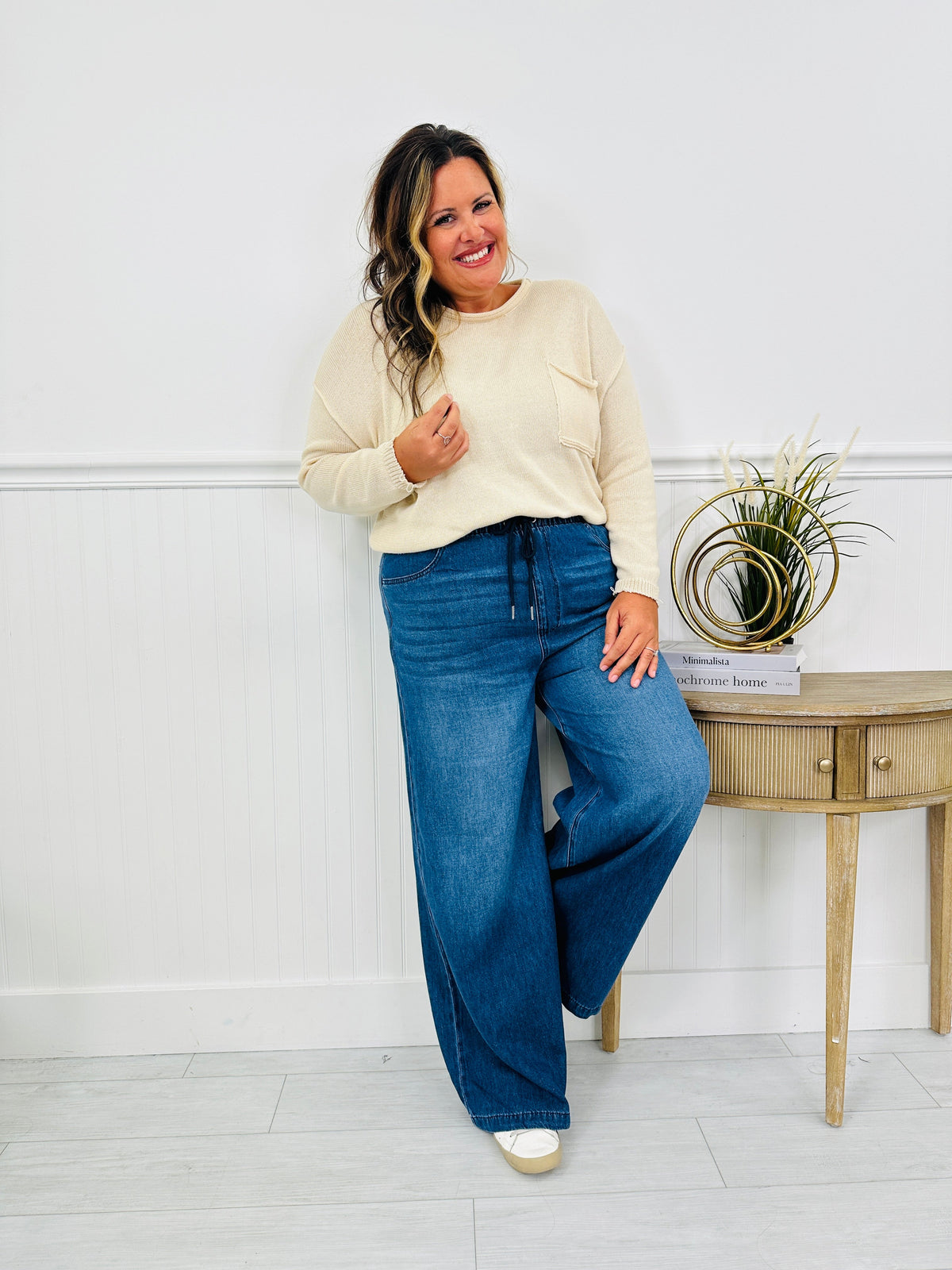 Light As A Featherweight Palazzo Jeans