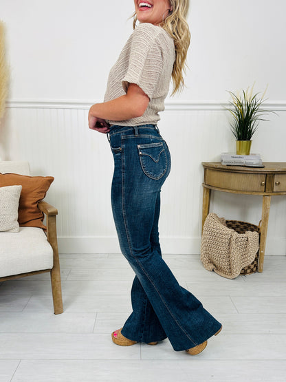 Trifecta Flare Tummy Control Butt Lifting Flare Jeans