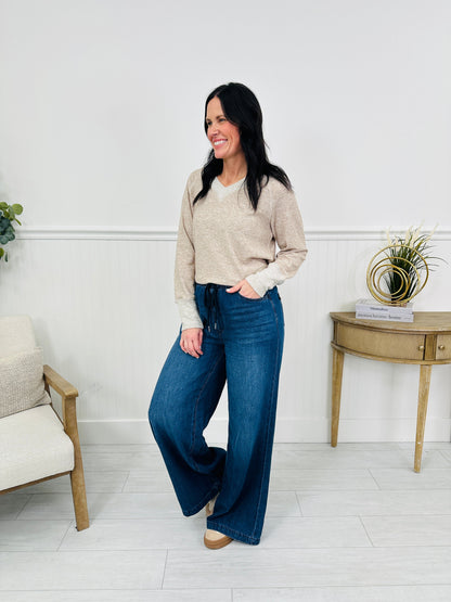 Light As A Featherweight Palazzo Jeans