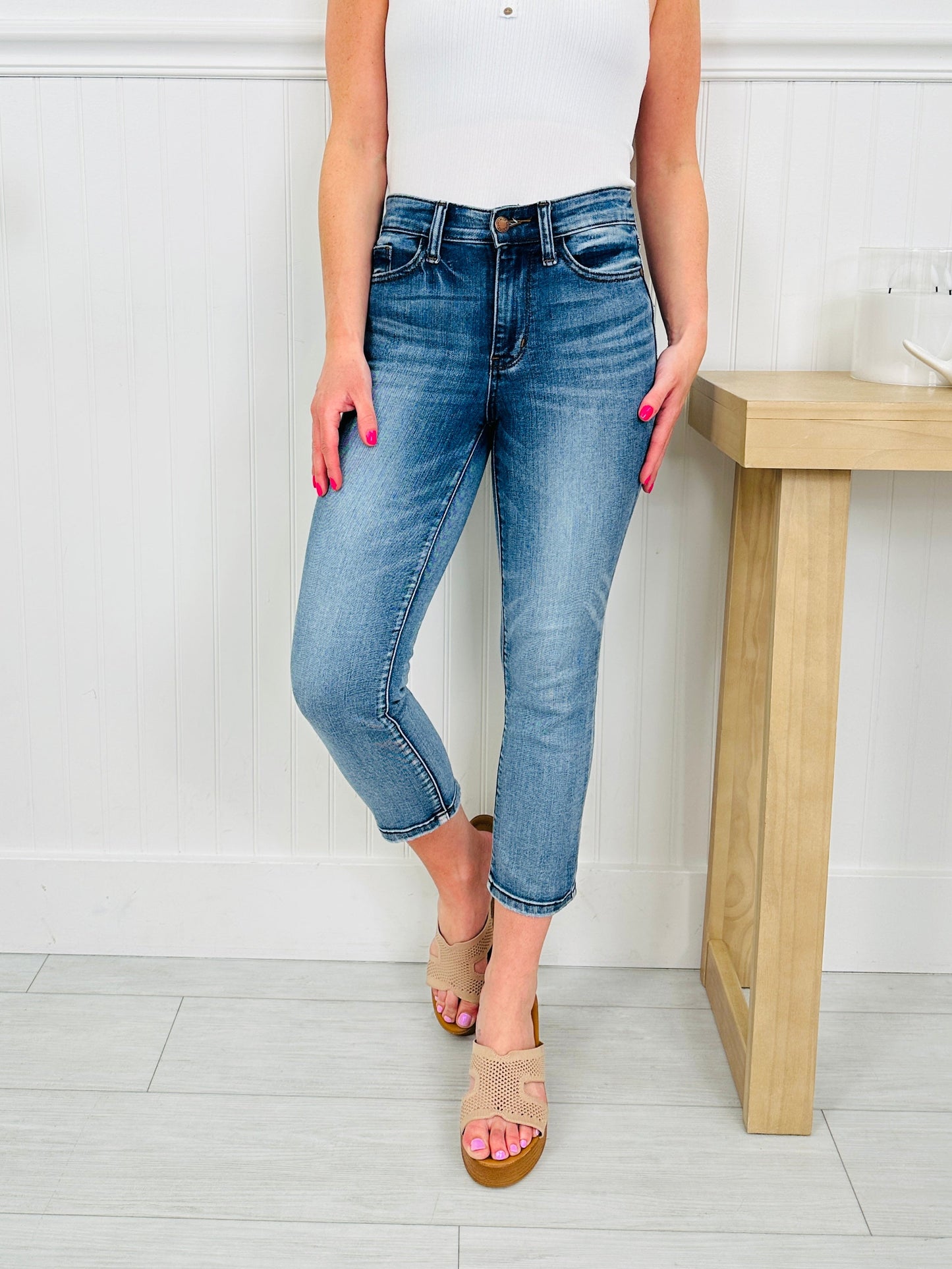 Go Against The Grain Capri Jeans
