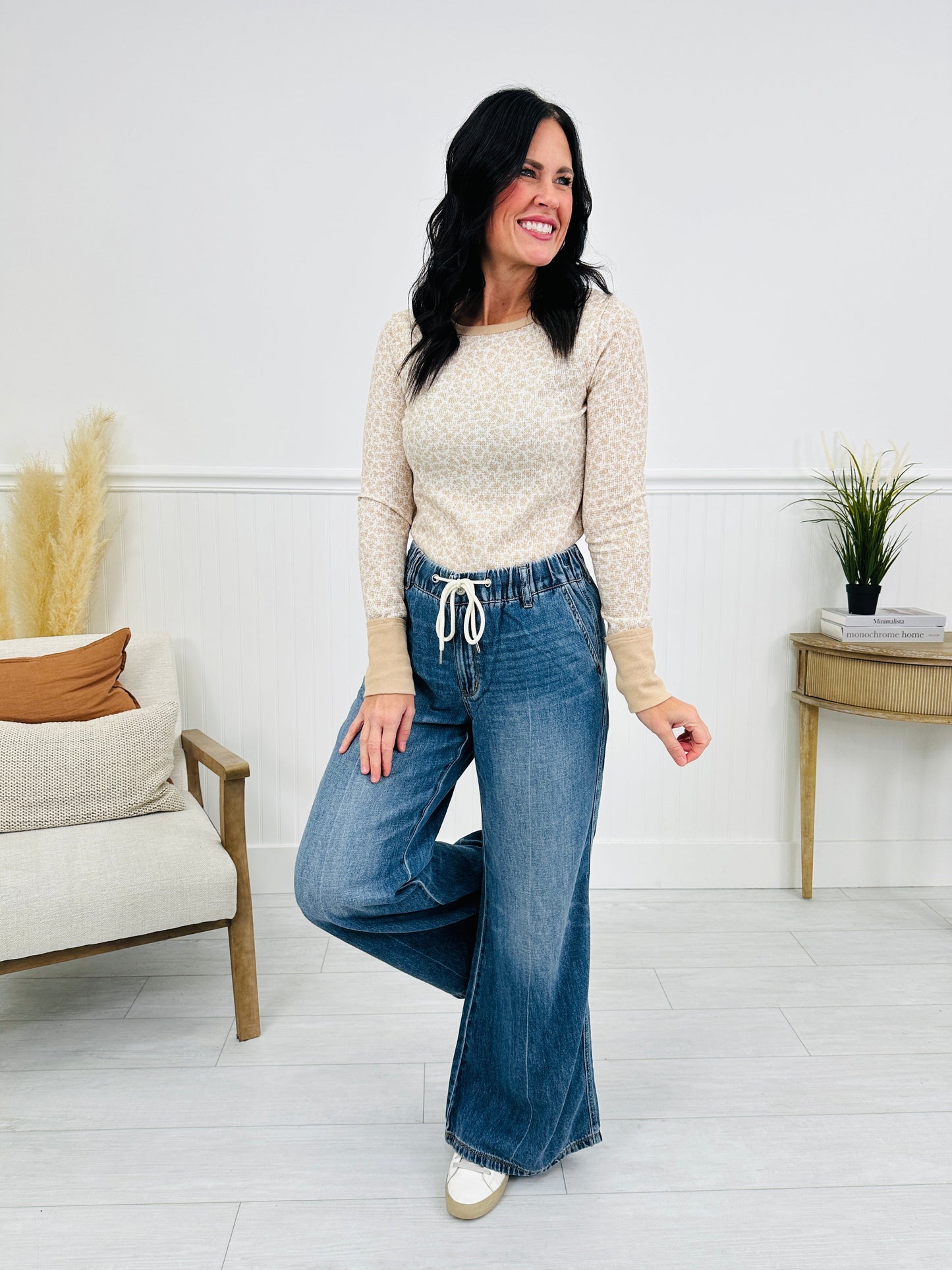 Easy Does It Featherweight Palazzo Jeans