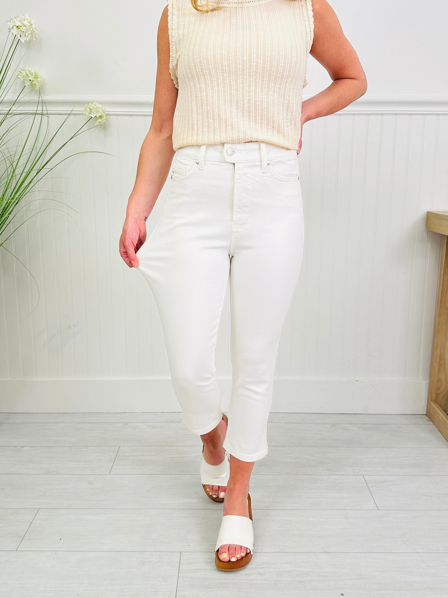 Signs of Spring Tummy Control Capris