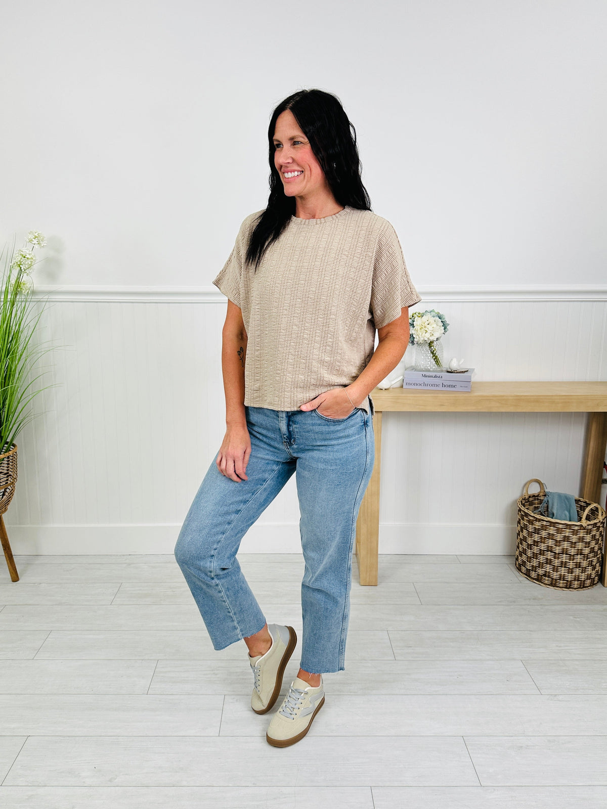 Feel Good Fit Ankle Straight Jeans