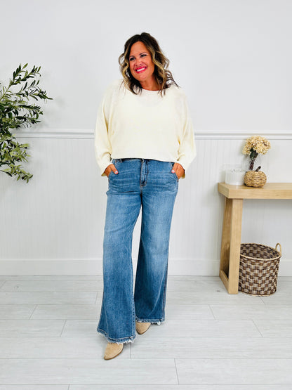 Almost Famous Retro Wide Leg Jeans