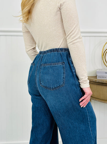 Light As A Featherweight Palazzo Jeans