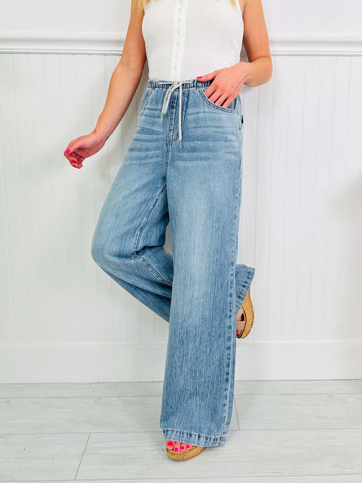 Featherweight Flow Palazzo Jeans