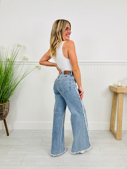 Make Your Statement Retro Wide Leg Jeans