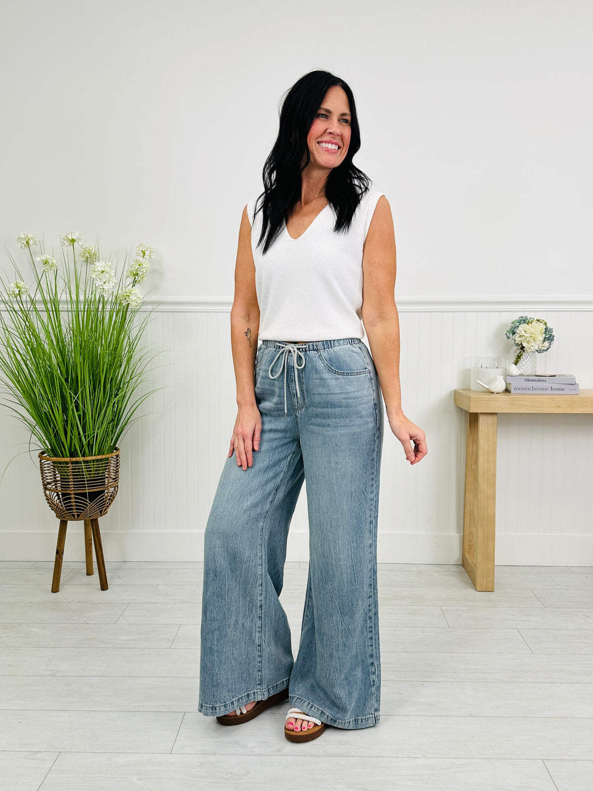 Featherweight Flow Palazzo Jeans