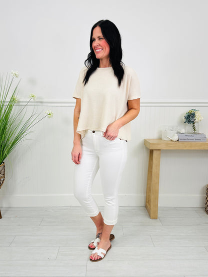 White Sand Capri Jeans