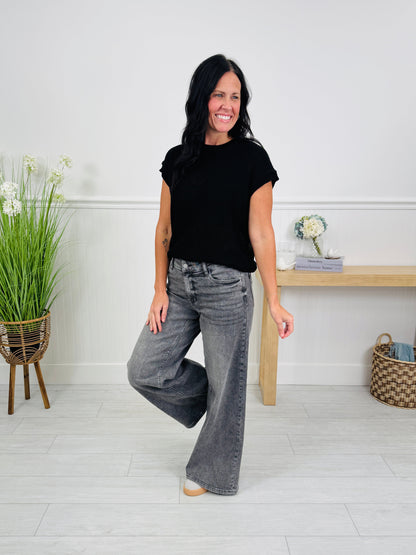Smoke Show Palazzo Wide Leg Jeans