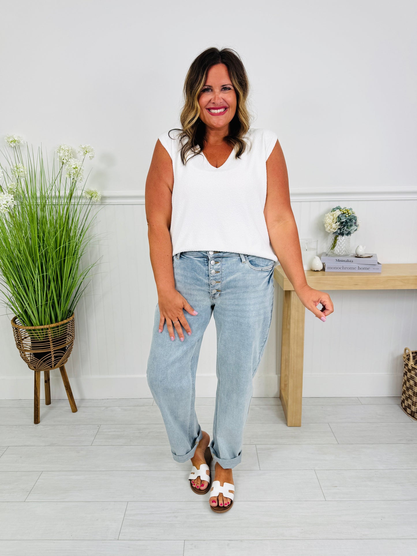 Everyday Style Slim Barrel Jeans