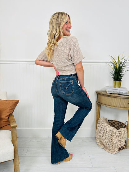 Trifecta Flare Tummy Control Butt Lifting Flare Jeans