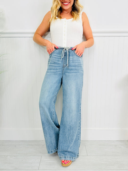 Featherweight Flow Palazzo Jeans