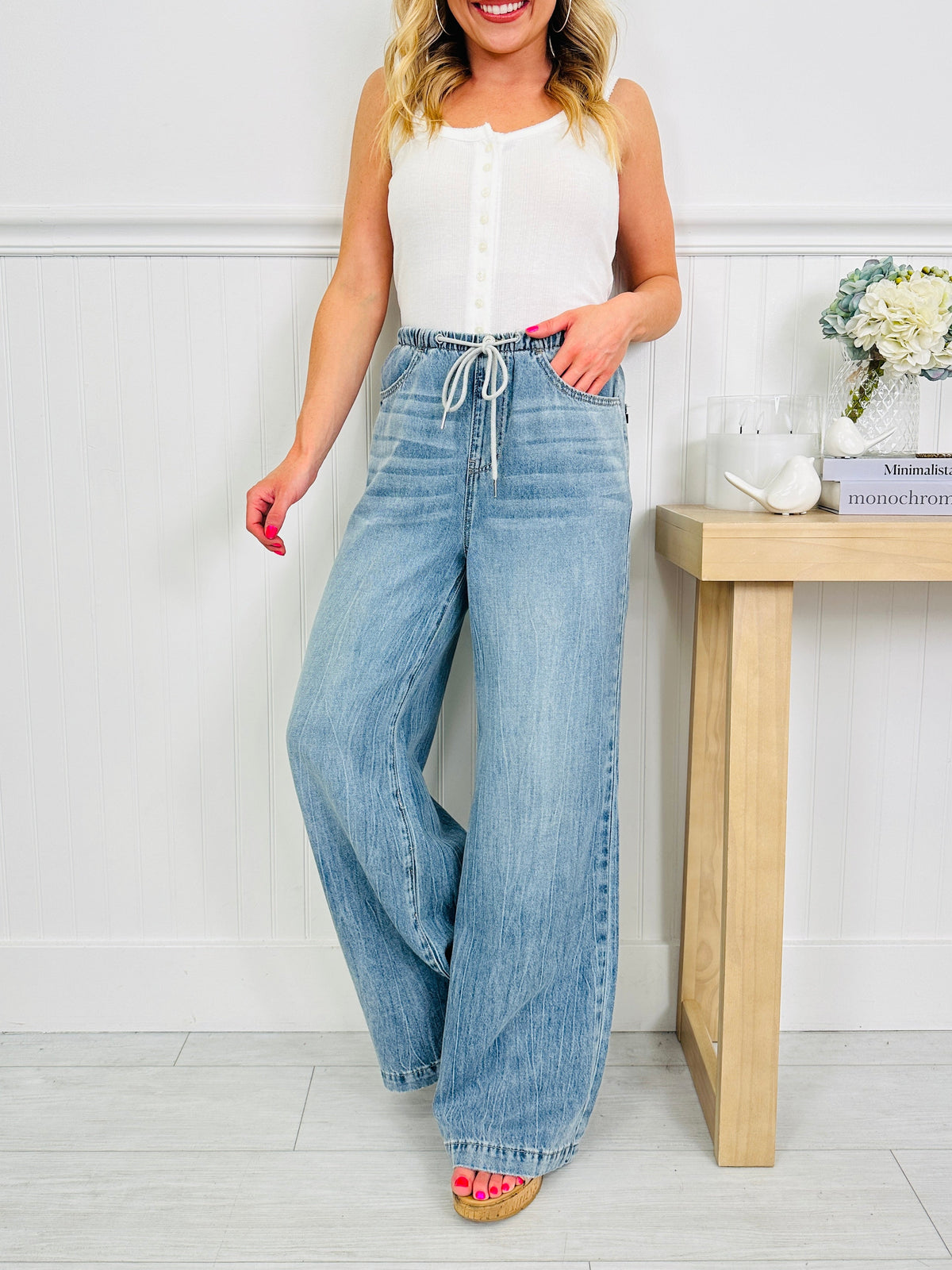 Featherweight Flow Palazzo Jeans