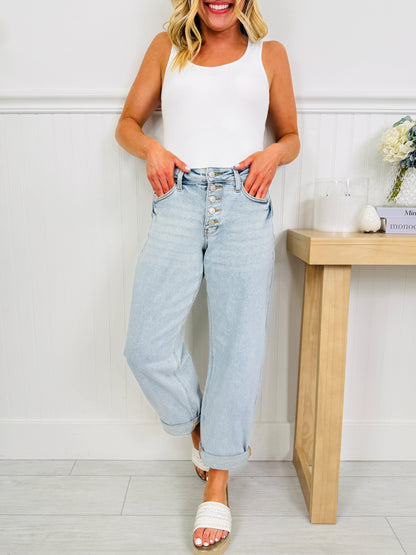 Everyday Style Slim Barrel Jeans