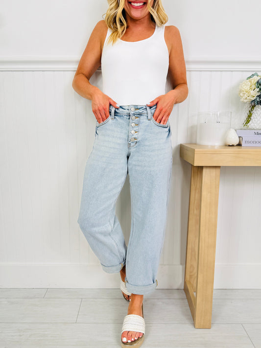 Everyday Style Slim Barrel Jeans