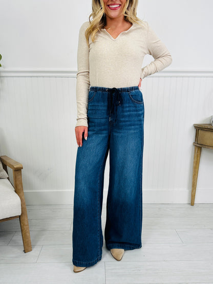 Light As A Featherweight Palazzo Jeans