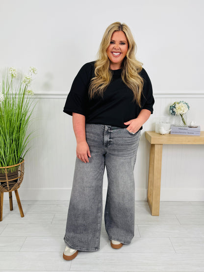 Smoke Show Palazzo Wide Leg Jeans