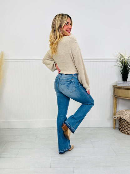 Shift In Seasons Tummy Control Slim Bootcut Jeans