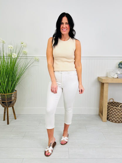 Signs of Spring Tummy Control Capris