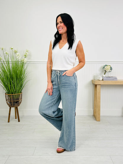 Featherweight Flow Palazzo Jeans