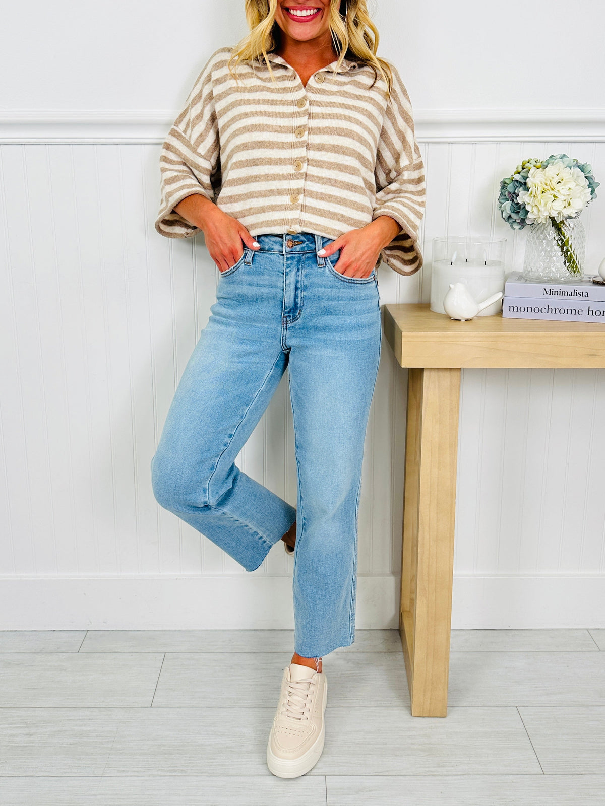 Feel Good Fit Ankle Straight Jeans