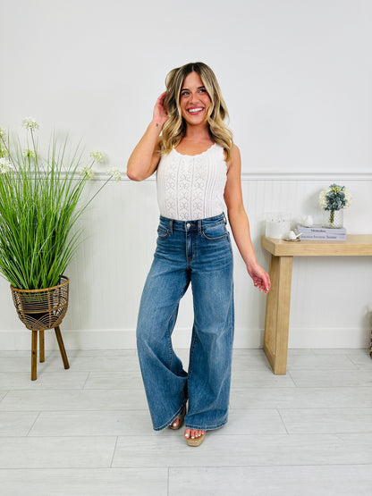 Polished in Palazzo Jeans