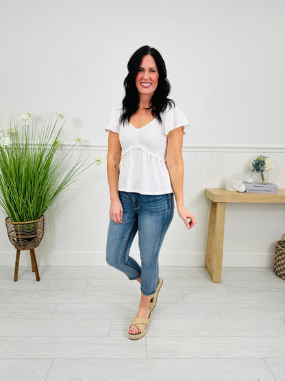 Go Against The Grain Capri Jeans