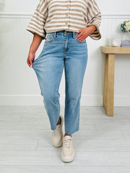 Feel Good Fit Ankle Straight Jeans