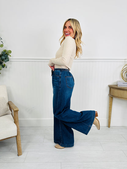 Light As A Featherweight Palazzo Jeans