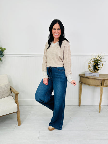 Light As A Featherweight Palazzo Jeans