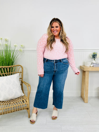 Fresh Start Wide Leg Cropped Jeans
